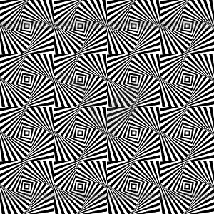 Optical illusion, seamless pattern eps 10 - vector image