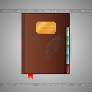 Illustration of notebook - vector image