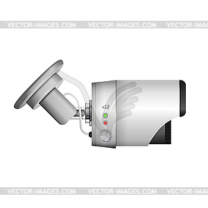 Illustration of surveillance camera - vector clip art