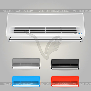 Illustration of conditioners - vector clipart