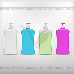 Illustration of liquid soap - vector image