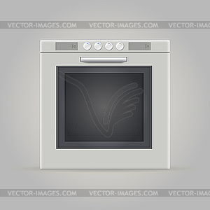 Illustration of oven - royalty-free vector image