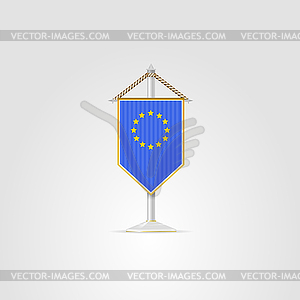 Национальная символика Европейского Союза. - иллюстрация в векторе
