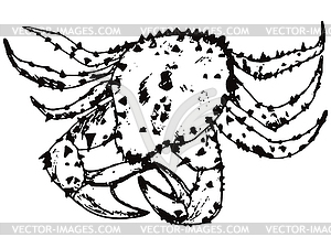 Crab - royalty-free vector image