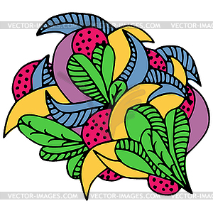 Pattern, doodle - royalty-free vector image