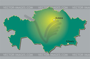 Kazakhstan - vector clipart