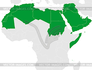 Arabian world - vector clipart