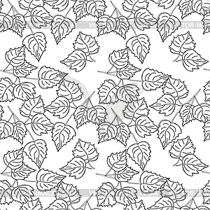 Graphic leaves - vector image