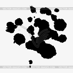 Pattern of black spots - vector EPS clipart