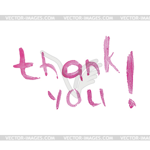 Thank you - vector clipart