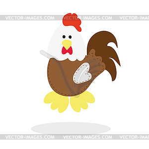 Figure of rooster - vector image