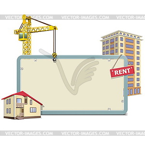 Homebuilding Board - vector clip art