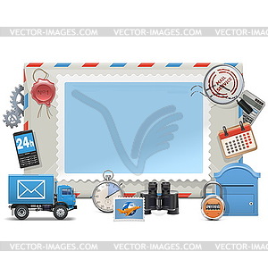 Mail Board - vector clip art