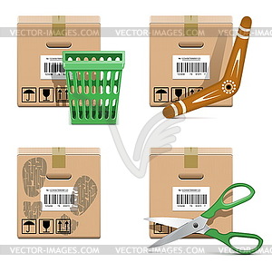 Shipment Icons Set 33 - vector clipart