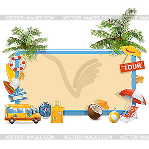 Traveling Board - vector clip art