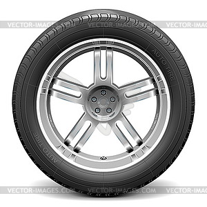 Car Wheel - vector clipart