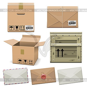 Package Icons - vector clipart