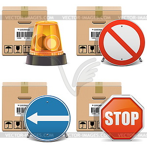 Shipment Icons Set 24 - vector clipart