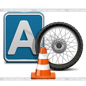 Vehicle Category A - vector clipart