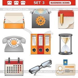 Vector Business Icons Set  - vector image