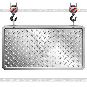 Metal Board - color vector clipart