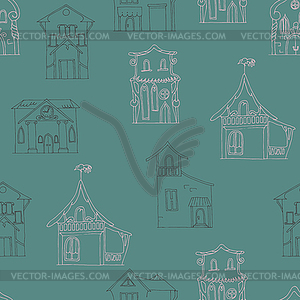 Hand holding a house Royalty Free Vector Image