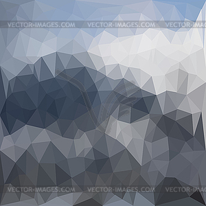 Triangular abstract background - vector image