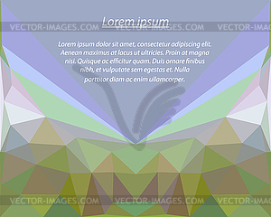 Abstract geometric background with polygons - vector clipart