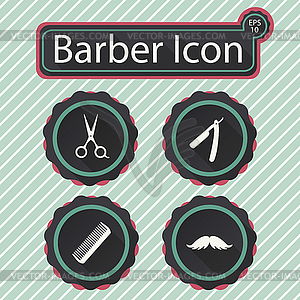 Barber icon - vector image