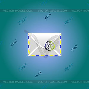 Почта - клипарт в векторном виде