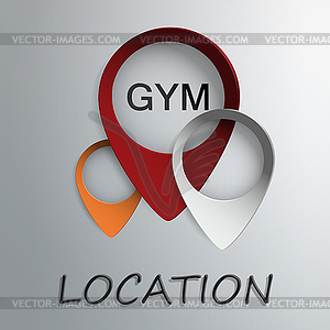 MAp marker - vector image