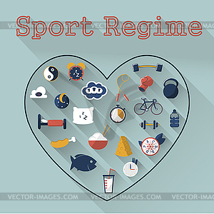 Sport icon - vector clipart