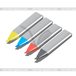Markers - vector clipart