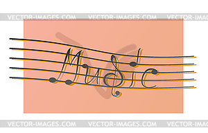 Music - vector image