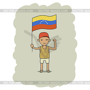 Venezuela flag - vector clipart