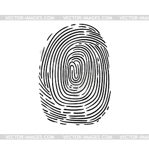 Fingerprint - vector EPS clipart