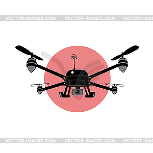 Quadcopter - vector image
