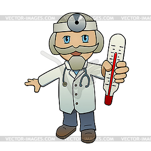 Chibi doc - vector clip art