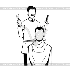 Barber - vector image