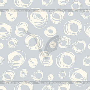 Seamless pattern with abstract doodle ornament. - vector clipart