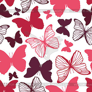 Seamless pattern with decorative colorful - vector image