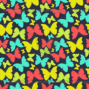 Seamless pattern with decorative colorful - vector clipart