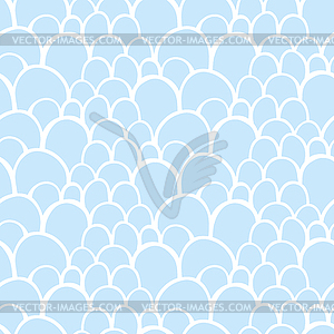 Seamless pattern with abstract stylized scale - vector image