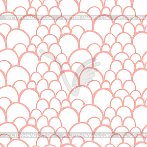 Seamless pattern with abstract stylized scale - vector clipart