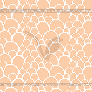 Seamless pattern with abstract stylized scale - vector clipart