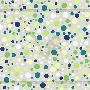 Abstract geometric polka dot seamless pattern - vector clipart