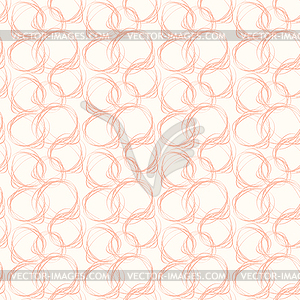 Seamless pattern with abstract doodle ornament - vector image