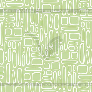 Seamless pattern with abstract doodle square texture - vector clipart