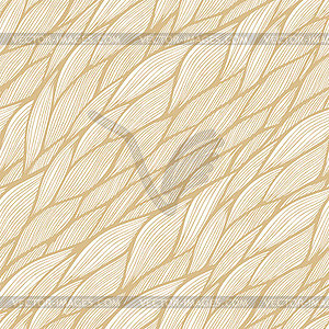 Seamless pattern with abstract waves texture - vector clip art