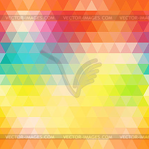 Abstract geometric triangle background. Colorful - royalty-free vector clipart